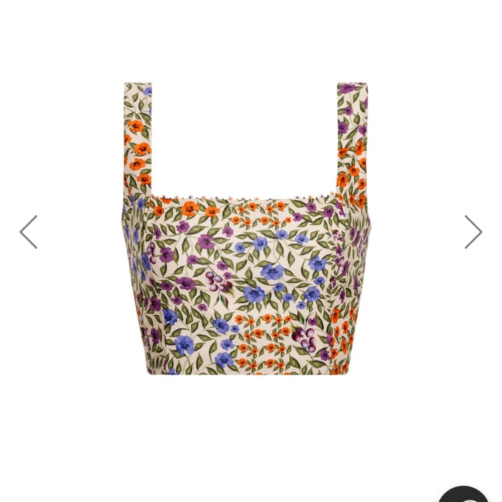 NWT Agua Bendita Kosia Seed Top in Multicolor